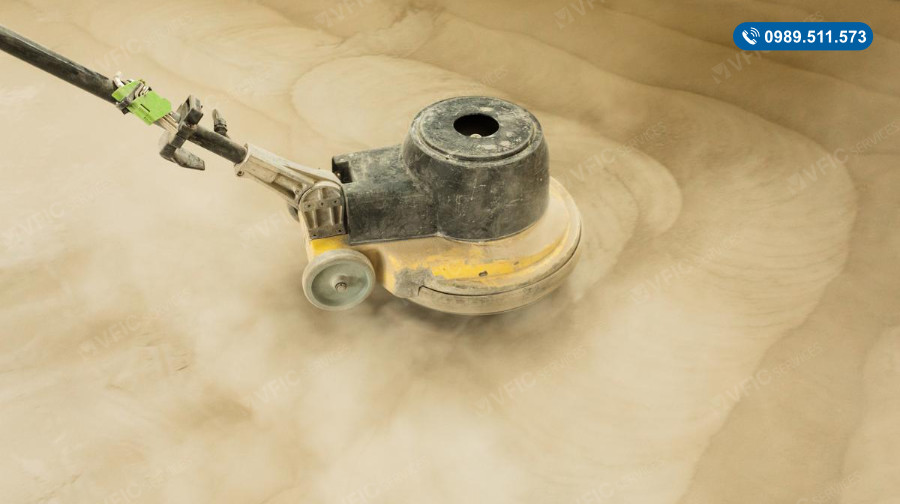 đánh bóng sàn bê tông tại Thái Nguyên